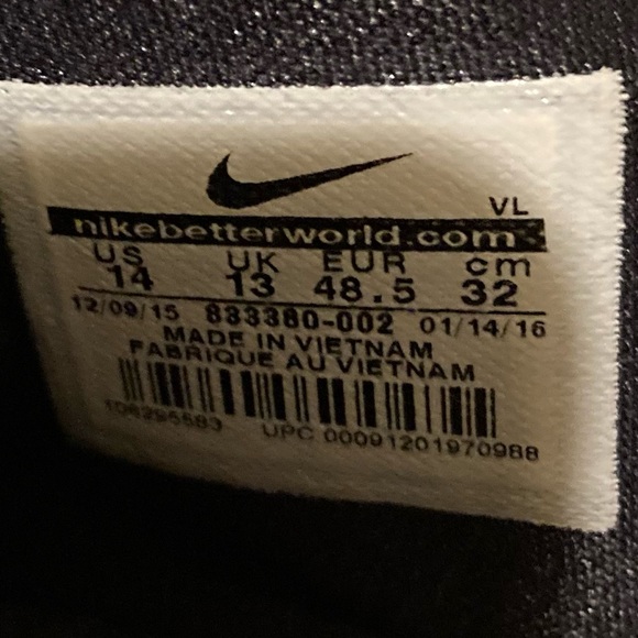 Men’s Nike Vapor Speed II TD  Size 14 Football Cleats - Picture 5 of 16